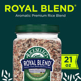 RiceSelect Royal Blend Rice, Premium Blend Of Texmati White, Brown, Red, And Wild Rice, Gluten-Free, Non-GMO, Kosher, 21oz Jar (Pack of 1)