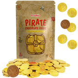 Fruidles Pirate Belgian Milk Chocolate Coins, Kosher Certified Dairy, Non GMO (1000-Pack)