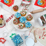 Christmas Sprinkles - 1.2 Pounds - Bulk Red and Green Tree Confetti - Holiday Sprinkles for Cookie Decorating - Christmas Jimmies for Gingerbread