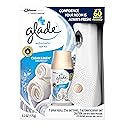 Pack of 4 - Glade Automatic Spray Air Freshener Starter Kit, Clean Linen, 6.2 Fluid oz, Blue