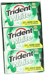 Trident White Gum - Spearmint - 9 Count