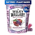 Wiley Wallaby Licorice 10 Ounce Classic Gourmet Soft & Chewy Australian Blasted Berry Candy Twists, 1 Pack