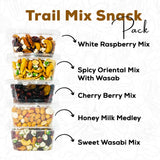 NY SPICE SHOP Trail Mix Snacks Pack - Dried Fruit, Snack Gift Pack - Holiday Nuts Gift Basket - Variety of Fruits - Classic Fruit & Nut Trail Mix