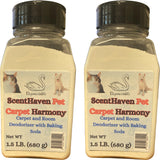 Eleganceinlife ScentHaven Pet Carpet Harmony, Carpet and Room Deodorizer with Baking Soda, 1.5 LB. (680g) Each Pack of 2