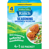 Hidden Valley Original Ranch Seasoning, Dressing and Recipe Mix, 1 Ounce Each, 4 Count (Package May Vary)