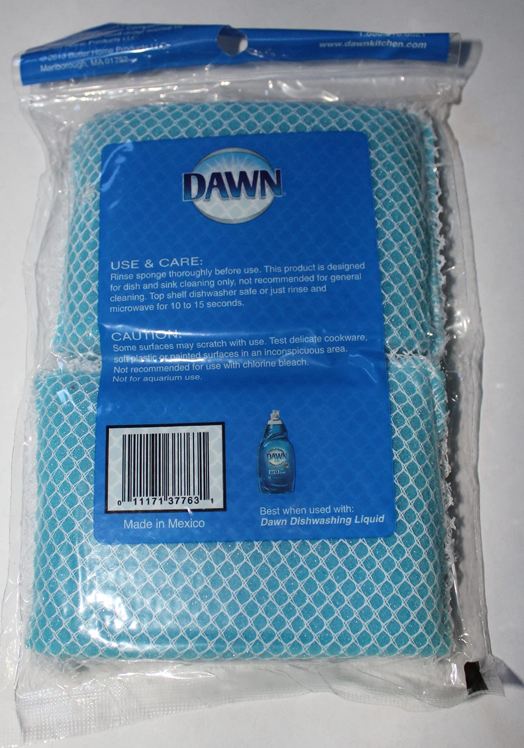 Dawn Nylon Mesh Sponge 2pk