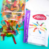 Albanese World's Best 12 Flavor Mini Gummi Worms | 9oz Bag of Candy | 12 Unique Super Sour Flavors, Gluten Free, Fat Free, Soft and Chewy Gummy Worms