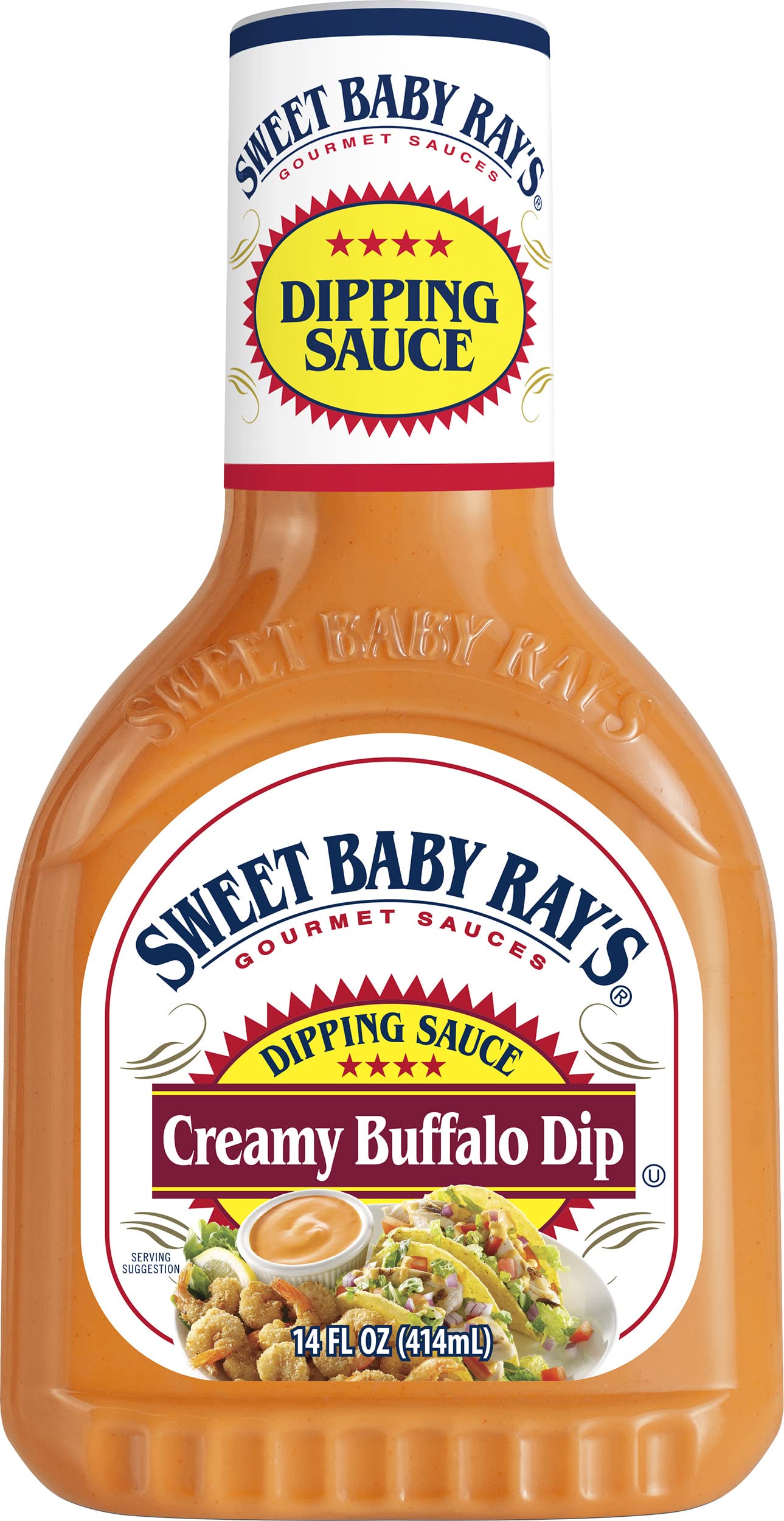 Sweet Baby Rays Creamy Buffalo Wing Dipping Sauce (Pack of 3) 14 oz Bottles