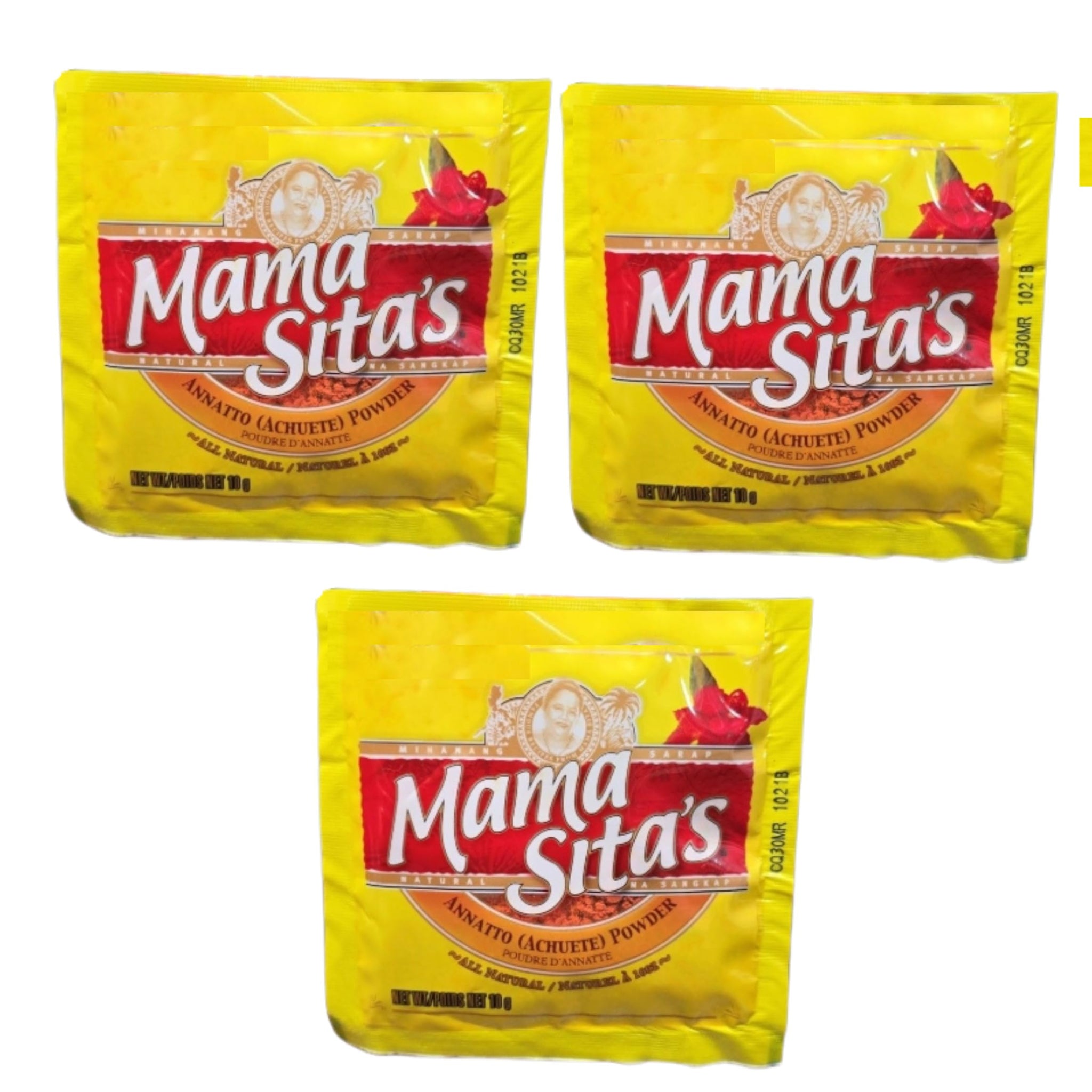 Mama Sita's Achuete Annatto Powder, Three(3) Pack, 0.33 oz(10g)