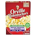 Orville Redenbacher’s Microwave Popcorn, Reduced Sodium Movie Theater Butter Flavor, 3g Fiber Per Serving, 19.74 oz., 6-Count
