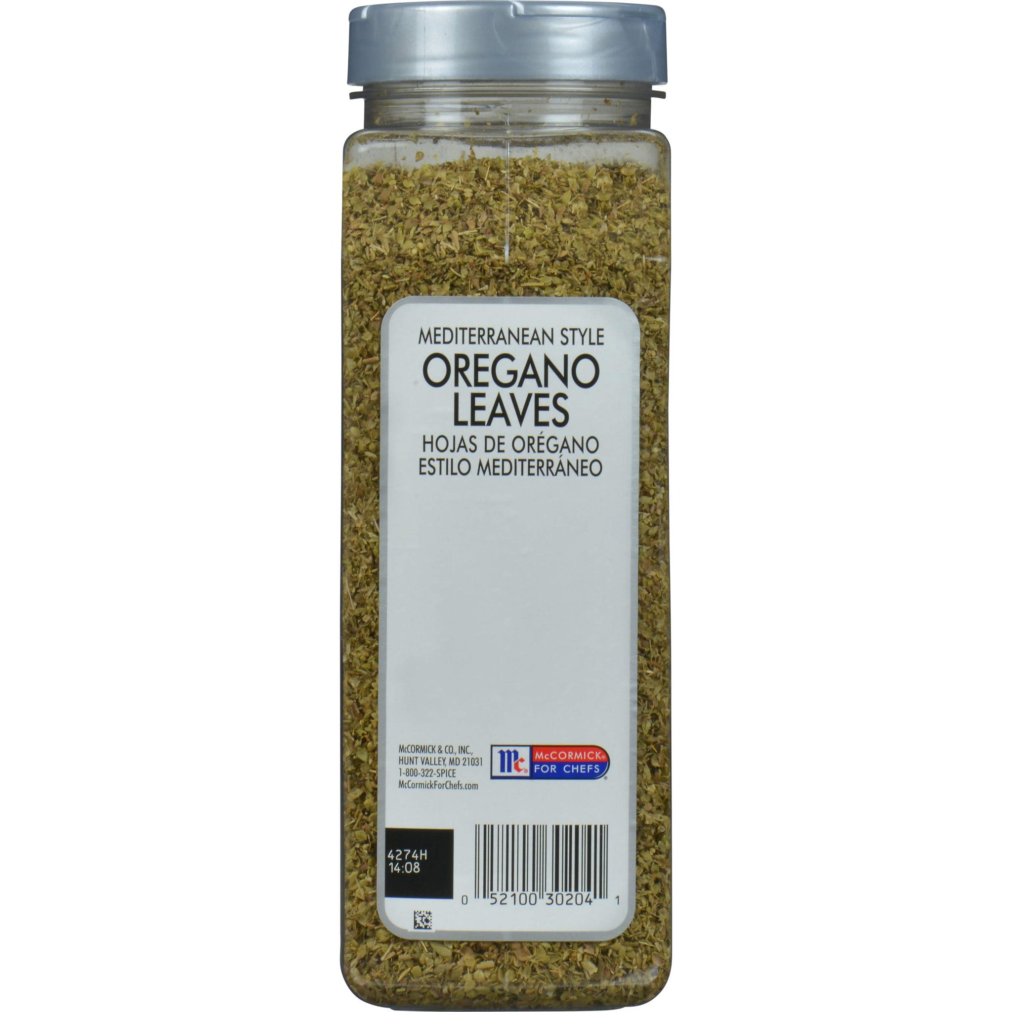 McCormick Culinary Mediterranean Style Oregano Leaves, 5 oz - One 5 Ounce Container of Dried Oregano Leaves, Best on Pizza, Soup, Greek Salads