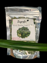 Teapufa Dried Pandan Leaves Tea, Healthy Product from Thailand, 25g