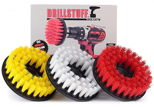 Cleaning Supplies - Drill Brush - Leather Cleaner - Shower Door - Upholstery - Carpet - Bathroom Accessories - Shower Cleaner - Bathtub - Tile