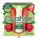Outshine Fruit Ice Bars, Strawberry Lime & Raspberry, 18 Fl Oz Box