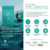 Purity Coffee FLOW Original Medium Roast Ground (12oz Bag) | Specialty-Grade USDA Organic Arabica Blend | Third Party Tested for Mold, Mycotoxins