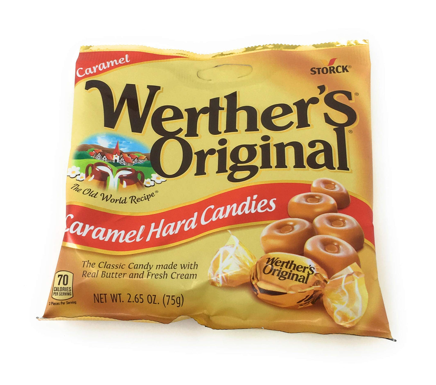 Werther's Candy Variety Pack - Original Hard Candies, Chewy Caramels, Creamy Filled, Caramel Apple Filled, Individually Wrapped Treats for Halloween