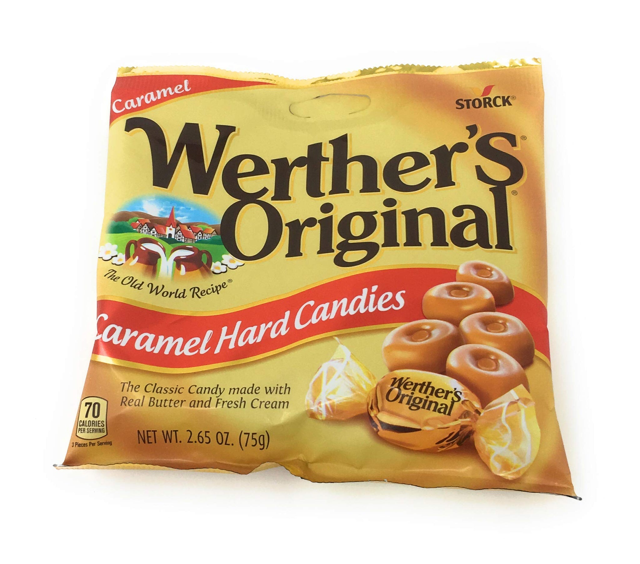 Werther's Candy Variety Pack - Original Hard Candies, Chewy Caramels, Creamy Filled, Caramel Apple Filled, Individually Wrapped Treats for Halloween