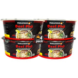 PhoLicious Instant Beef Pho, Authentic Vietnamese Rice Noodle Soup Kit with Spices & Broth Mix, Ramen Noodles Alternative, Quick Microwave Meal - Pho
