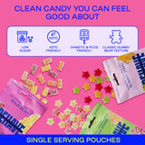 BEHAVE Low Sugar Gummy Candy (The Everything Pack, 6 Pouches) | Keto, Diabetic Friendly, High Fiber, Gluten-Free & Non-GMO
