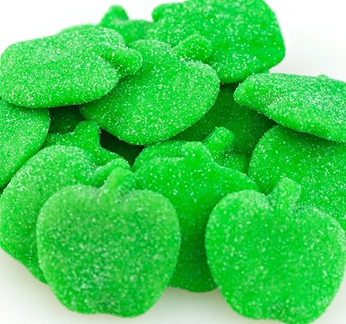 Kauffman Orchards Gummi Sour Green Apple Candy, 14 Ounce Bag
