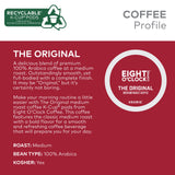 Eight O'Clock Coffee The Original, Single-Serve Keurig K-Cup Pods, Medium Roast Coffee, 24 Count