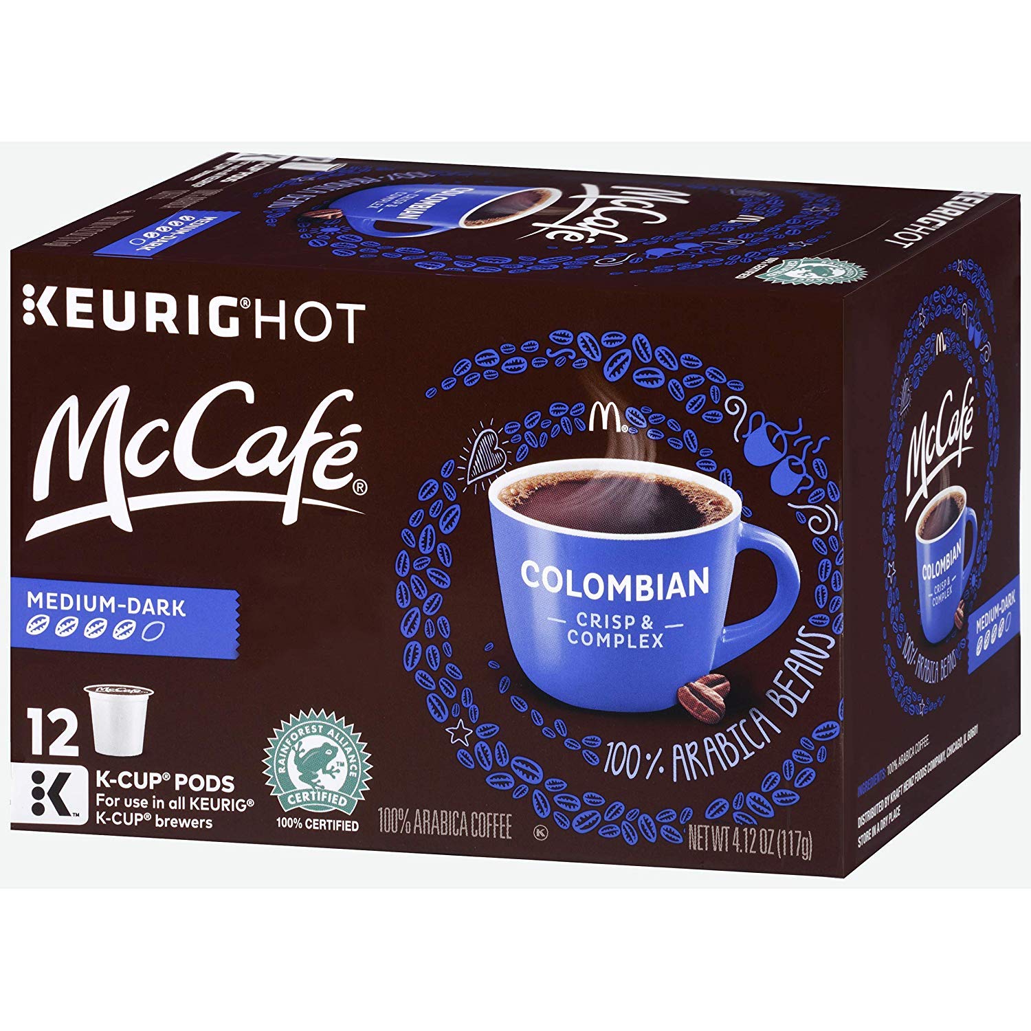 McDonalds McCafe Colombian Coffee K Cup Cups Keurig 6 - 12 ct Boxes_AB