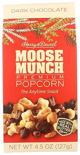 Moose Munch Dark Chocolate Holiday Caramel Popcorn
