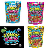 Zimply Foods Sweet and Sour Gummy Mix Candy Variety Pack, 3-Packs Each 8.8 Oz Salad Candy. Tiktok Candy Addictive Irresistible Mixed Ready to Eat
