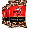 Elite Roasted & Ground Turkish Coffee 3.5oz Bag (4 Pack)