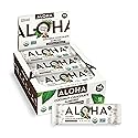 ALOHA Organic Plant Based Protein Bars - Chocolate Coconut Almond, Vegan, Low Sugar, Gluten-Free, Low Carb, Non-GMO, No Stevia, No Erythritol - 12