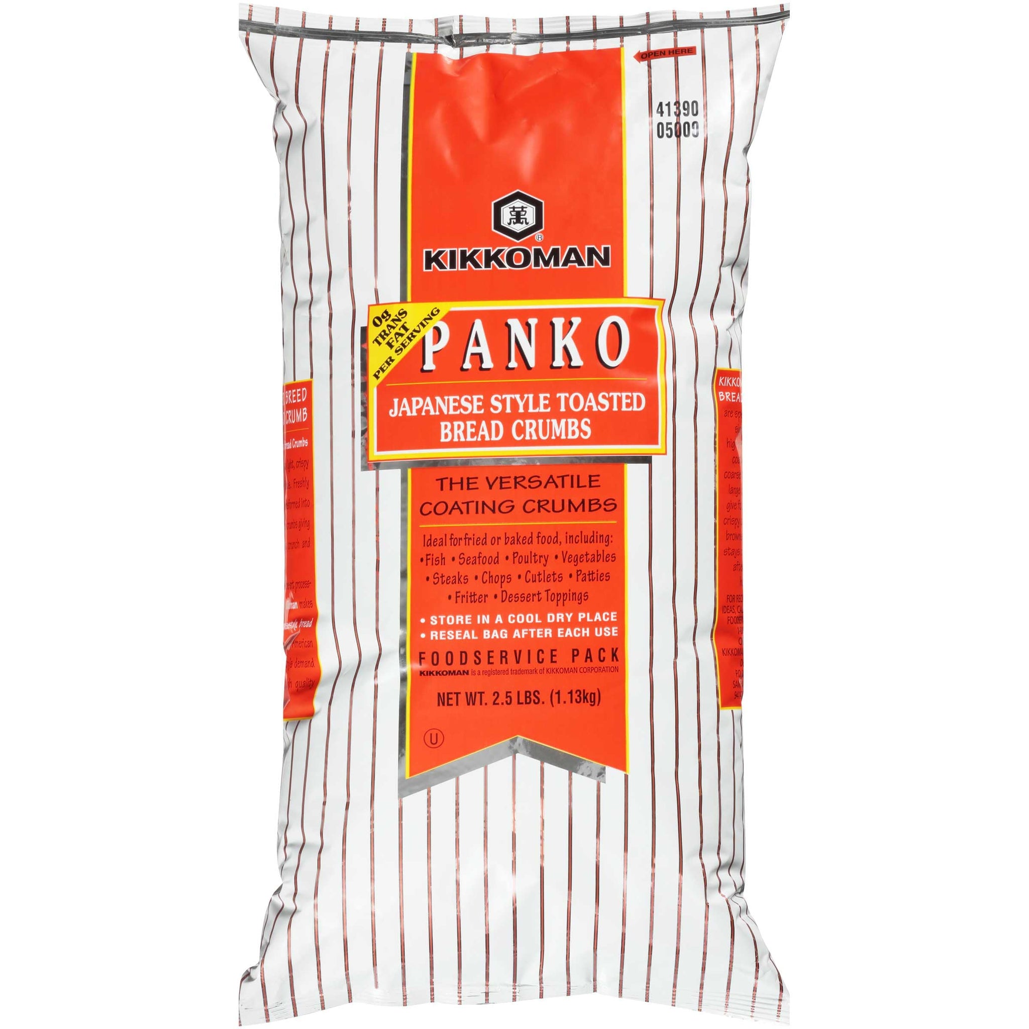 Kikkoman Panko Japanese Style Toasted Bread Crumb, 2.5 Pound -- 6 per case.