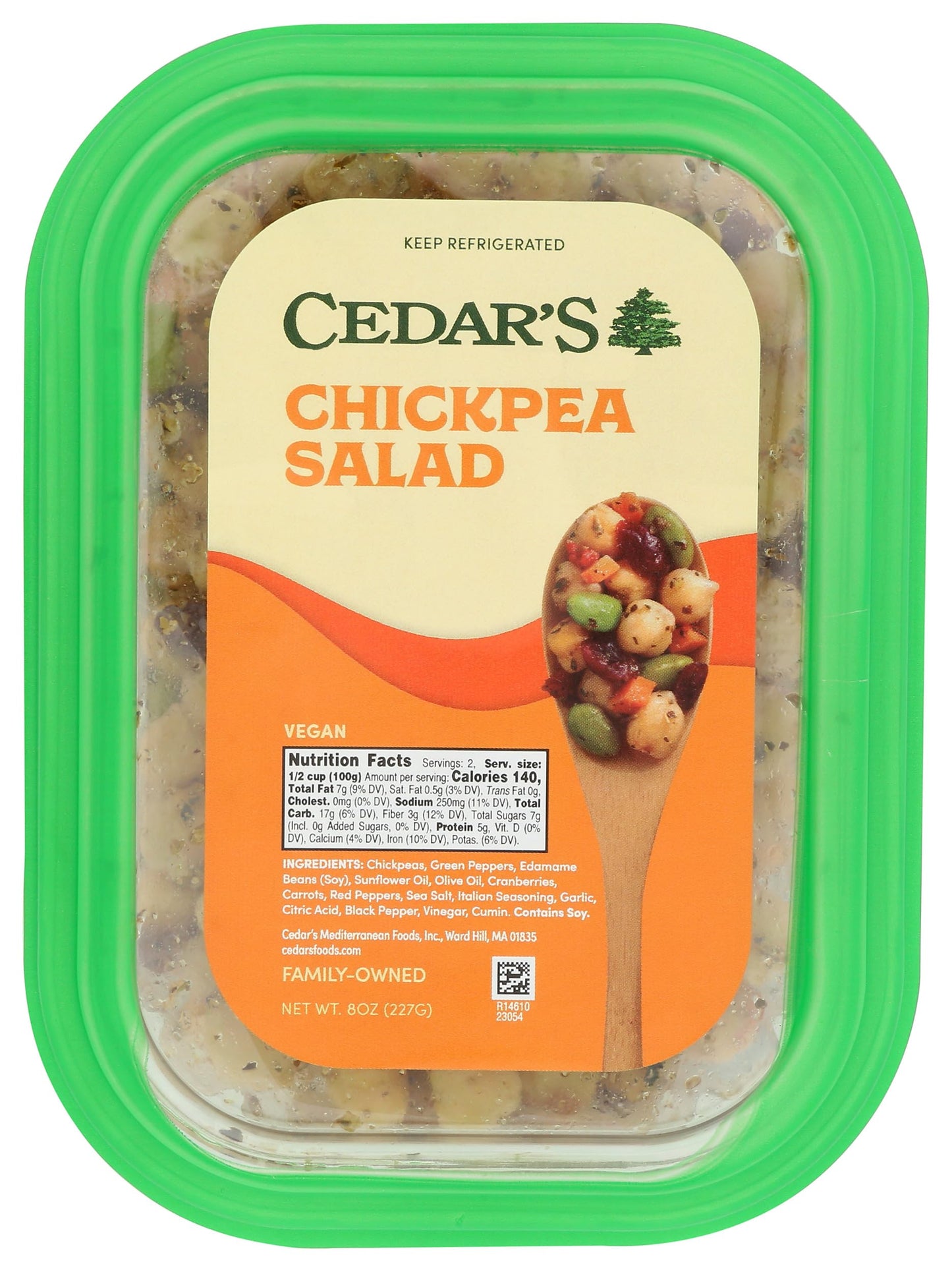 CEDARS MEDITERRANEAN FOOD Chick Pea Salad, 8 OZ