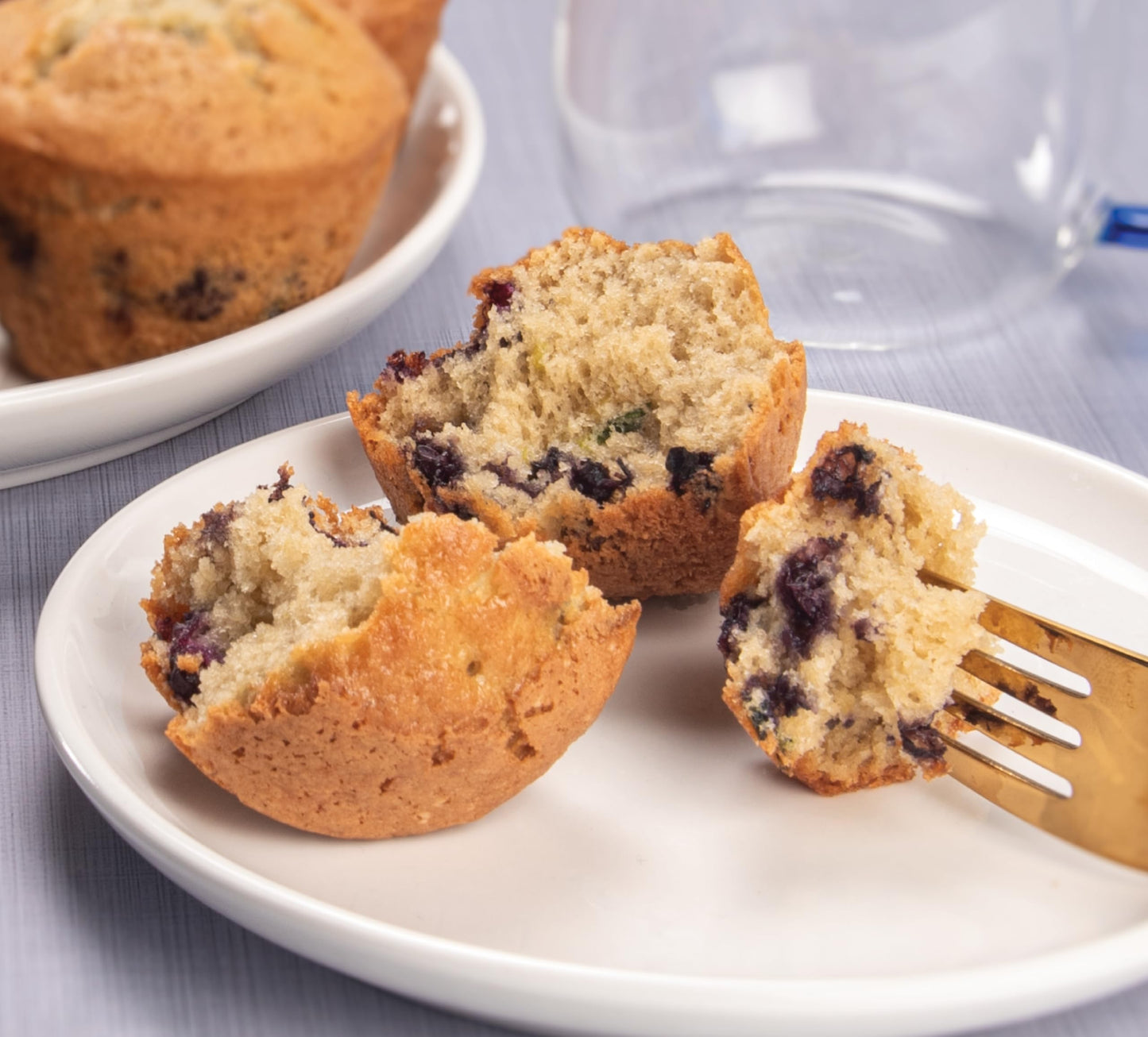 Katz Gluten Free Homestyle Blueberry Zucchini Muffins, Healthy Snacks For Kids Made with Fresh Zucchini, Dairy Free, Nut Free, Soy Free, Oat Free. 4