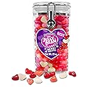 The Jelly Bean Planet Heart Beats Jelly Beans, Mothers Day Candy Hearts Jar - Heart Shaped, 5 Fruity Natural Flavors, Gluten Free, Kosher, Gourmet