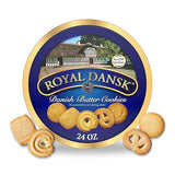 Royal Dansk Danish Butter Cookies, Premium Assorted Cookies Made with Real Butter, Great for Sharing and Hosting, 24 oz