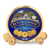 Royal Dansk Danish Butter Cookies, Premium Assorted Cookies Made with Real Butter, Great for Sharing and Hosting, 24 oz
