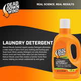 Dead Down Wind Laundry Detergent | 40oz Bottle | Natural Woods | Gentle Odor Eliminator + Stain Remover for Hunting Accessories, Gear and Clothes