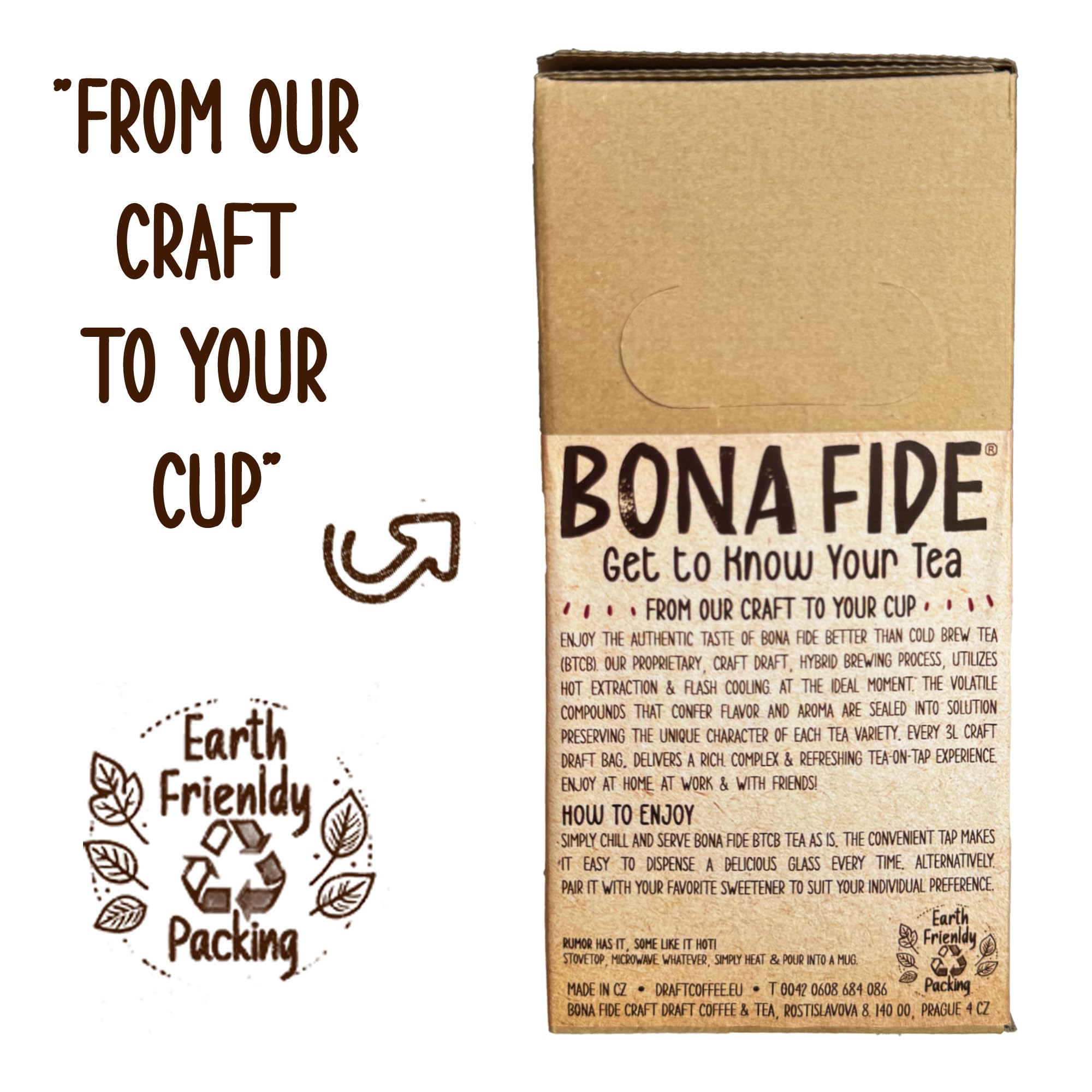 Better Than Cold Brew Passion Fruit Tea, 3L (101 Fl Oz) Bag in Box with Tap | Tropical, Fruity & Refreshing | Eco-Friendly Packaging