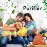 4 Pack Bamboo Charcoal Air Purifier Bags 200 Grams Each - Activated Charcoal Odor Absorber for Car, Pets & Closet - Natural Freshener for Home