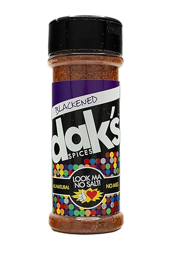 DAK's Spices Blackened Mouth Watering Seasoning Blend | 100% Salt Free | Premium & Healthy Seasoning | MSG Free, Preservative Free, Potassium Chloride
