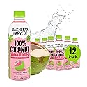 Harmless Harvest 100% Coconut Water 12 Fl Oz, 12pack, Natural Hydration with MCTs, No Sugar Added, Vegan & Non-GMO Certified