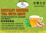 GT Instant Ginger Tea With Mint, 10.58 Ounce Box (20 Tea Pouches)