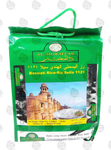 Al Mokhtar basmati rice -riz sella 1121 10-lb bag(pack of 1)