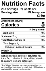Blues Hog Bold & Beefy Seasoning, Gourmet BBQ Rub for Brisket, Burgers & More, All-Natural, Gluten-Free, Made in the USA, 25 oz