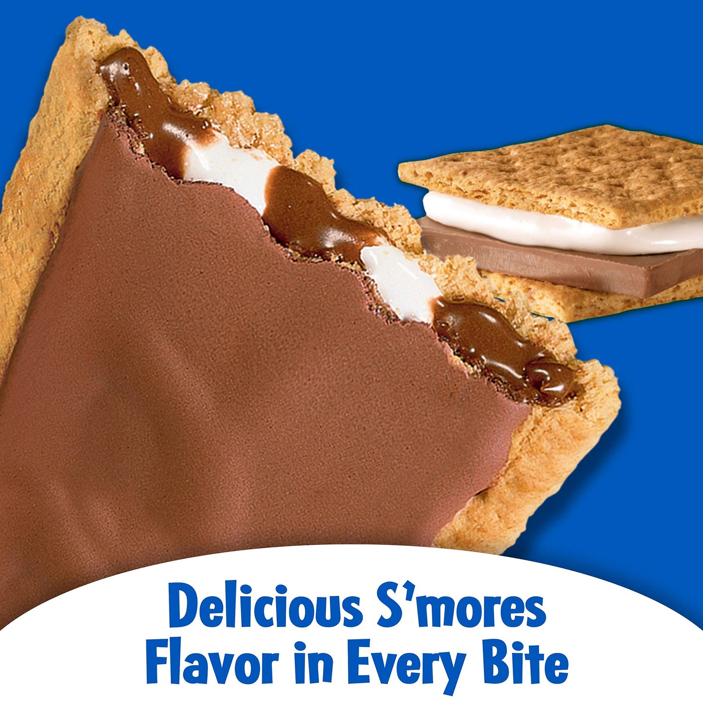 Pop-Tarts Breakfast Toaster Pastries, Frosted S'mores Flavored, 22 oz (12 Count)