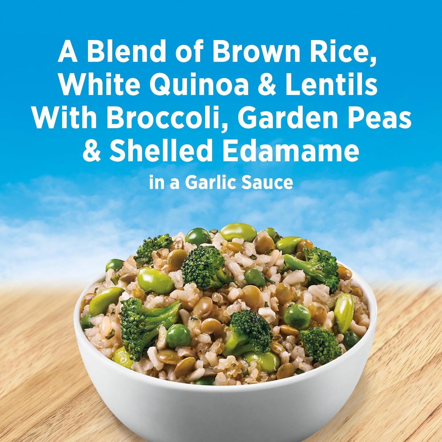 Birds Eye California Style Power Blend, Convenient Frozen Sides with Brown Rice and Frozen Vegetables, 10.8 OZ Bag