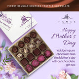 Box of Chocolates Gift for Mom - Kosher Dairy Free, Vegan Chocolate Gift Box - 16 Pc Handcrafted Truffle Candy Assortment - Mom Birthday