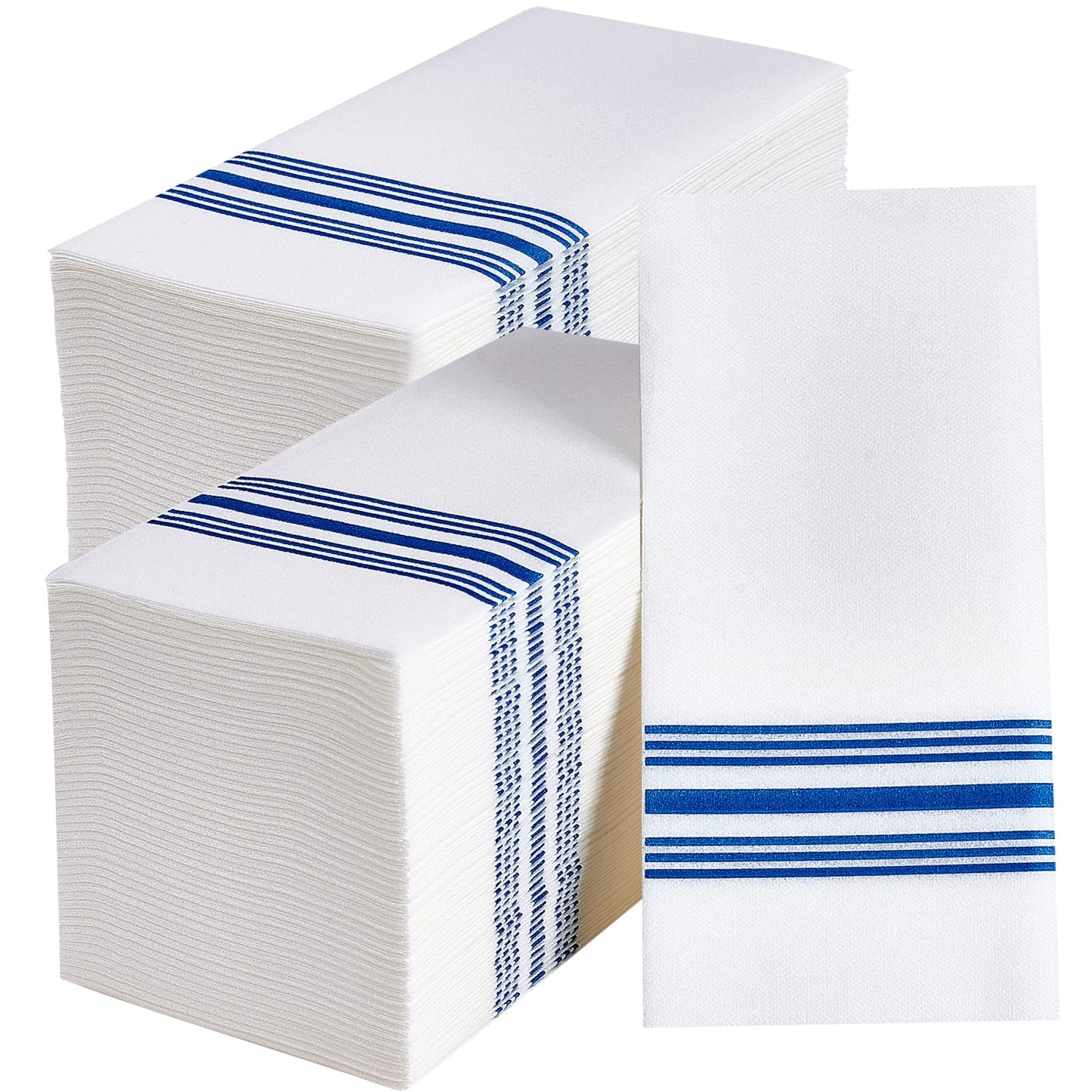 Vplus 300 PACK Guest Towels Disposable Bathroom, Decorative Bathroom Napkins Cloth Feel, Soft, and Absorbent Disposable Paper Hand Towel for Dinners