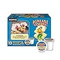 Kauai Coffee K-Cup Pods for Keurig Brewers - Arabica Coffee, 10% Hawaiian - Medium Roast, Vanilla Beans with Toasted Macabamia Nuts - Vanilla