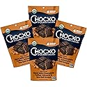 Chocxo Dark Milk Chocolate Toffee, Almond & Sea Salt Snaps - Low in Real Sugar, Organic, Non-GMO, Gluten Free & Kosher, No Artificial Sweeteners or